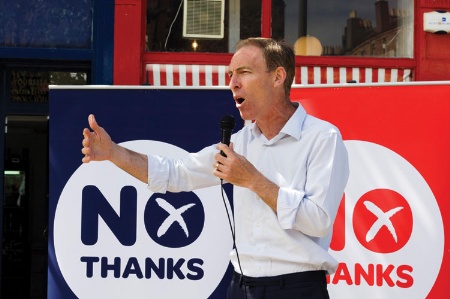 'Say no to Scottish independance' campaigner