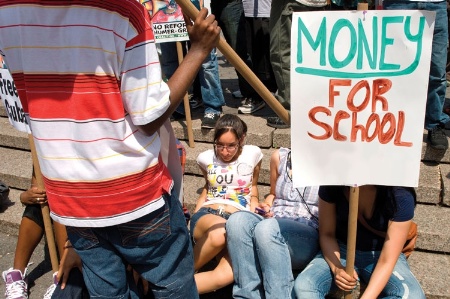 Student loan protestors