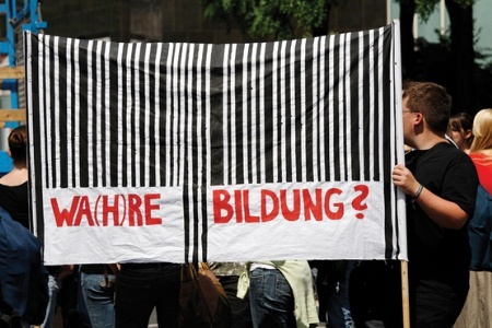 German student protestors