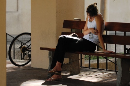 Female student at Caltech