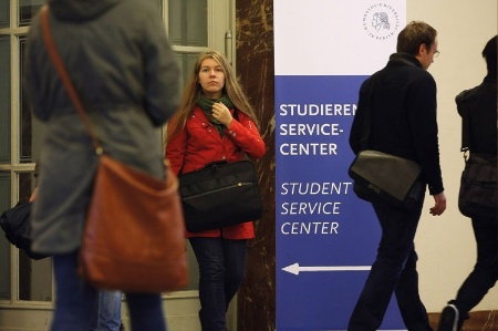 Students at Humboldt Universitat zu Berlin