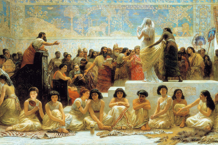 Babylonian Marriage Market, by Edwin L. Long