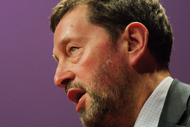 David Blunkett, Labour Party Conference, Glasgow, Scotland, 2003