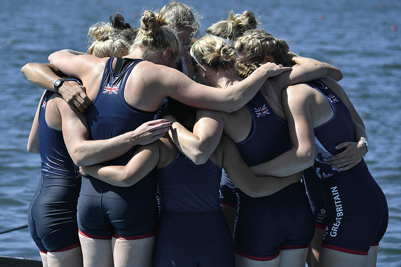 GB women rowers