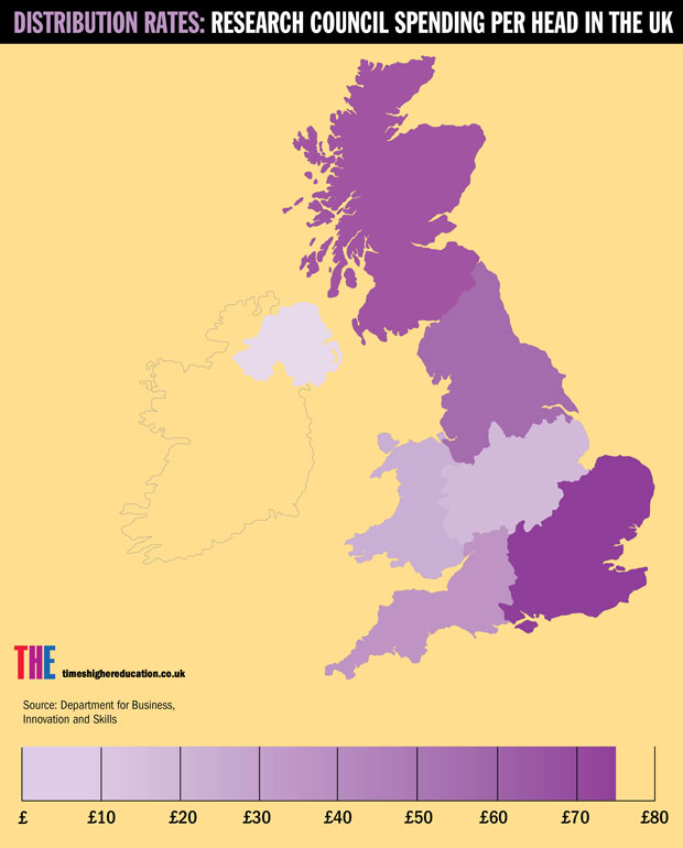 Research council spending per head in the UK infographic (small)