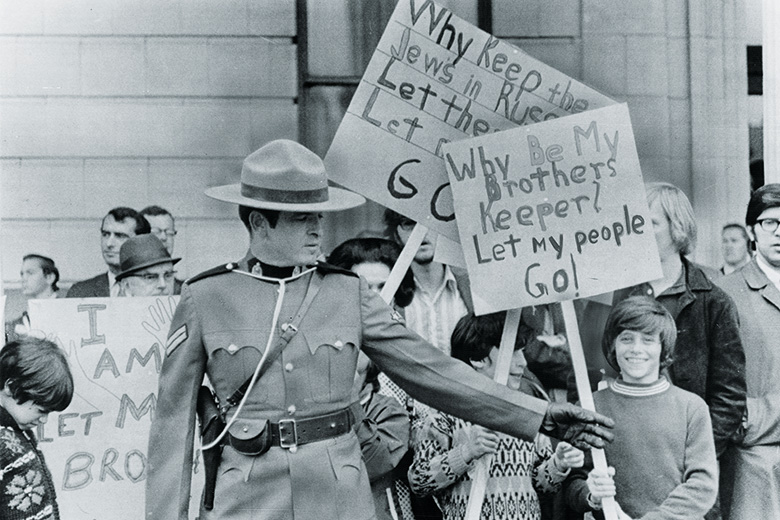 Jewish protesters in Canada