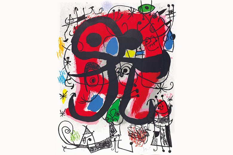 Joan Miro painting