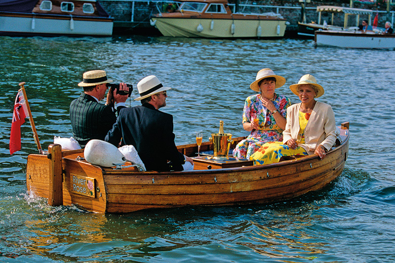 Motor boat at Henley Royal Regatta