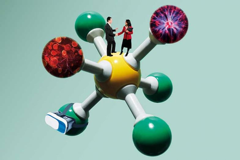 molecule-with-handshake