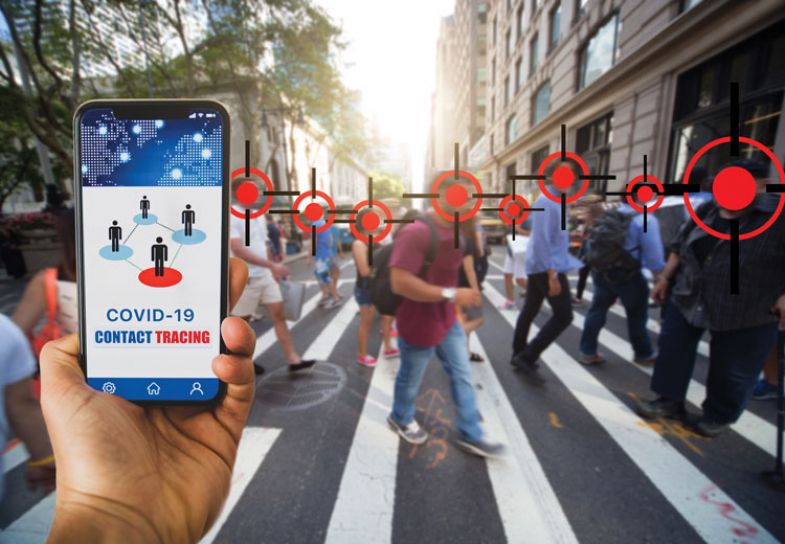 Contact tracing app
