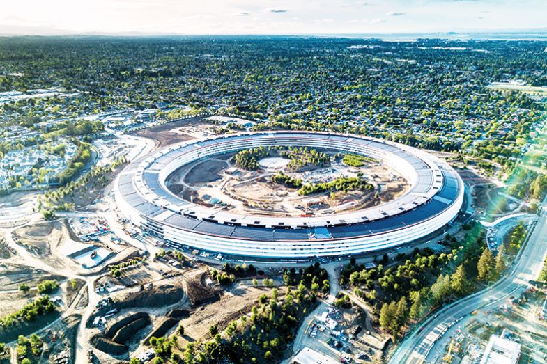 Apple's Cupertino building