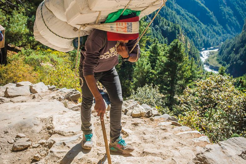 everest hiker