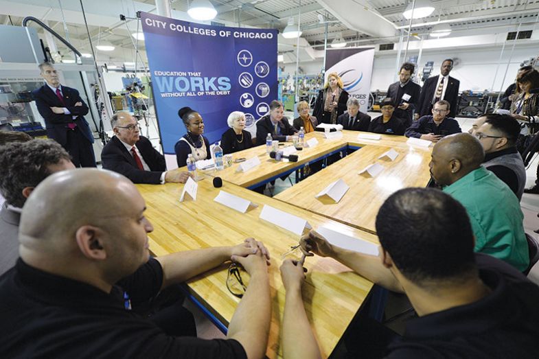 Roundtable at City Colleges of Chicago