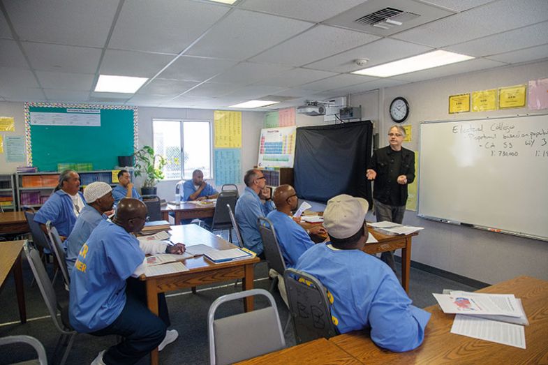 Class in prison