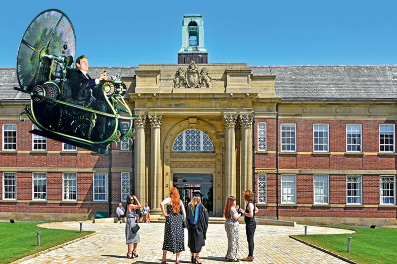 Edge_Hill university and time machine