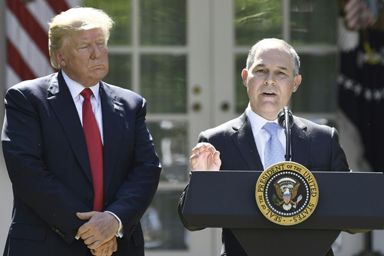 Donald Trump and Scott Pruitt