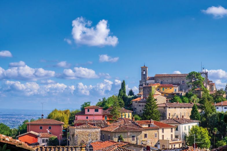 View of Montecatini Alto  as mentioned in copy