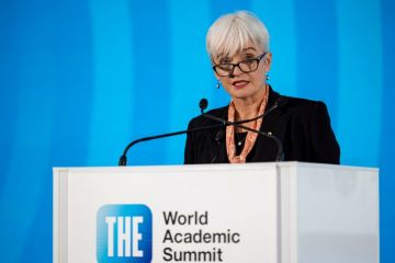 Emma Johnston at the World Academic Summit