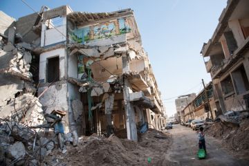 War damage in Gaza