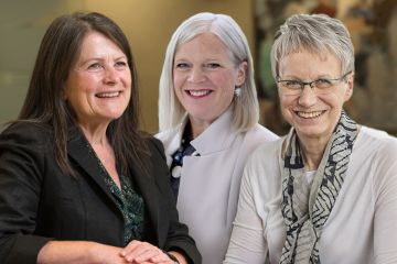 Cranfield University’s Karen Holford, the University of Gloucestershire’s Clare Marchant, and the University of Plymouth’s Judith Petts