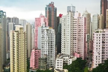 Skyscrapers in Hong Kong