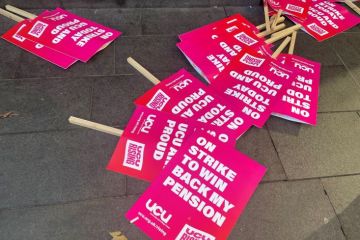 UCU rally in London