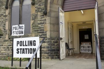 A polling station