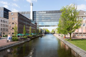 View of the University of Amsterdam Roeterseiland Campus