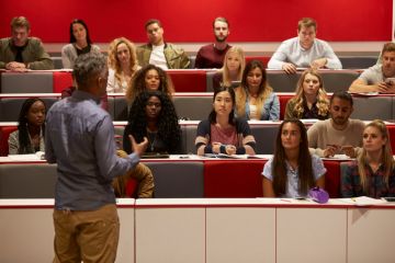 Lecture, boring, lecturer, students