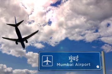 A plane at Mumbai airport