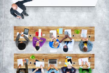 Students and a teacher in the classroom