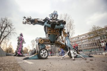 A transformer robot, symbolising artificial intelligence