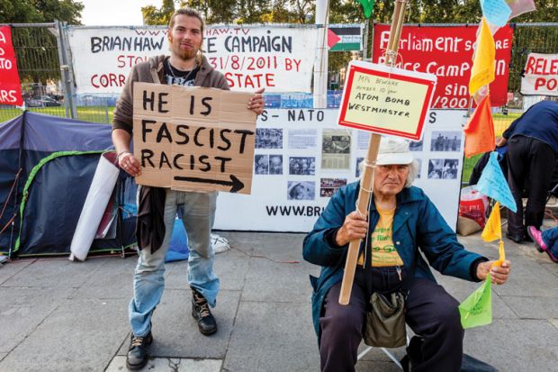 Anti-war demonstration, Parliament Square, London, UK