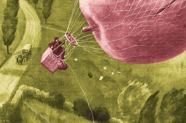 Illustration of hot-air balloon