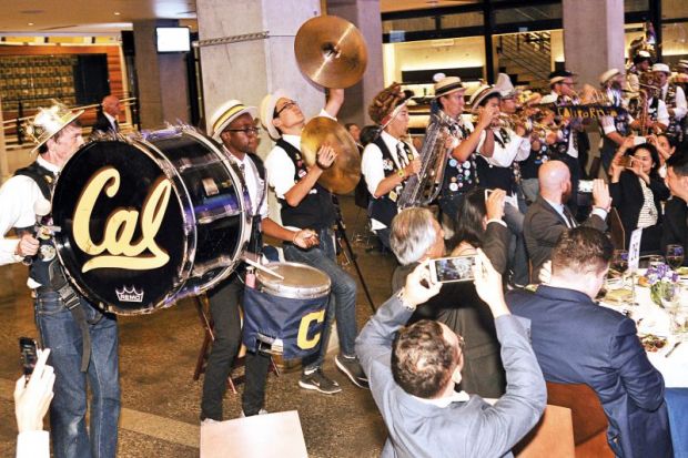 Band playing at World Academic Summit 2016