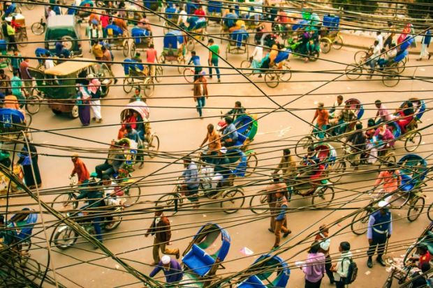 Rickshaws in Bangladesh