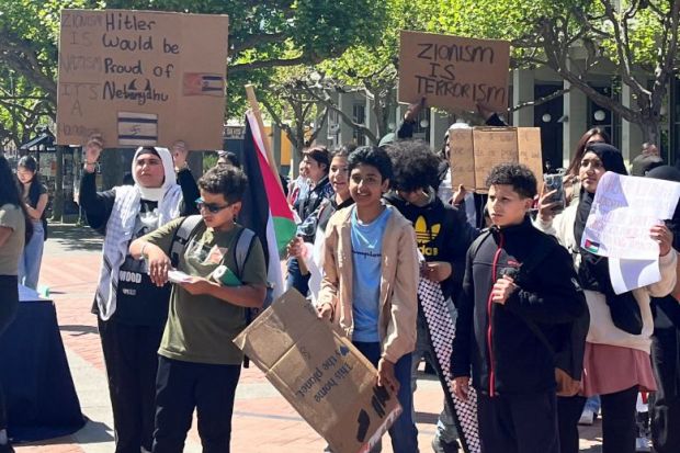 Protest at Berkeley