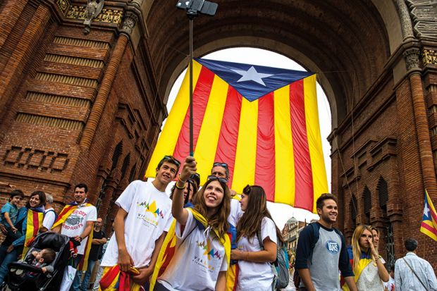 Catalan selfie