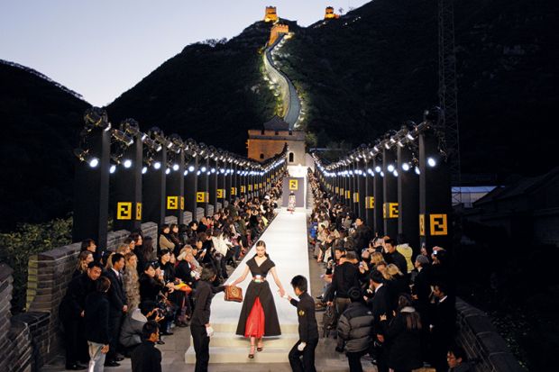 Catwalk on Great Wall of China