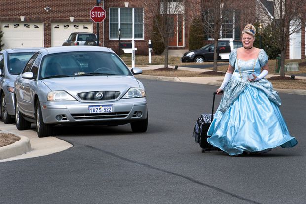 Cinderella with a suitcase