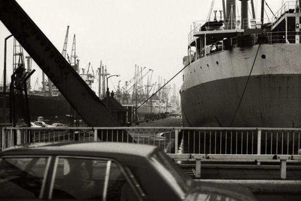 Docks in historical London