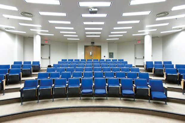 Empty lecture theatre