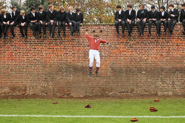 Eton wall shenanigans