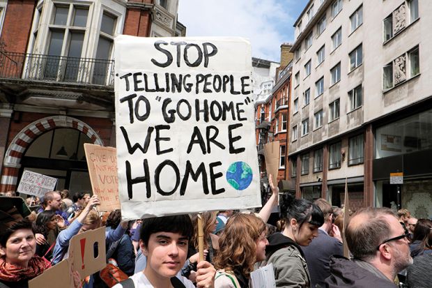 Brexit protest