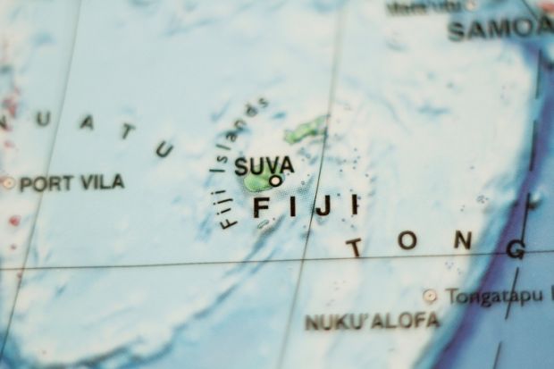 Map of Fiji