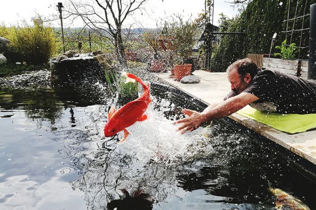 Fish slipping out of grip