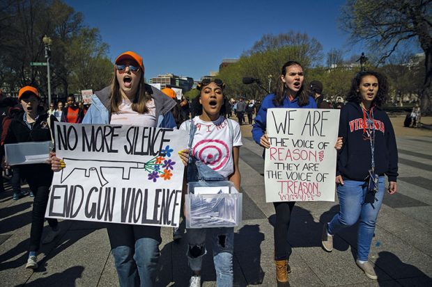 gun violence protesters