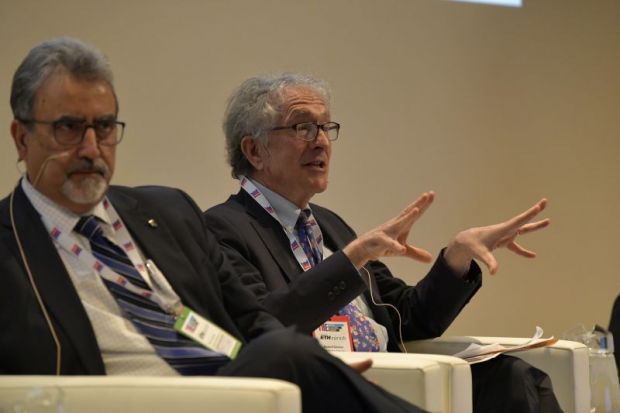 Howard Gardner speaks at the THE World Academic Summit