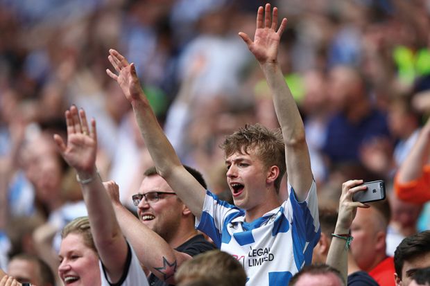 Huddersfield football supporters