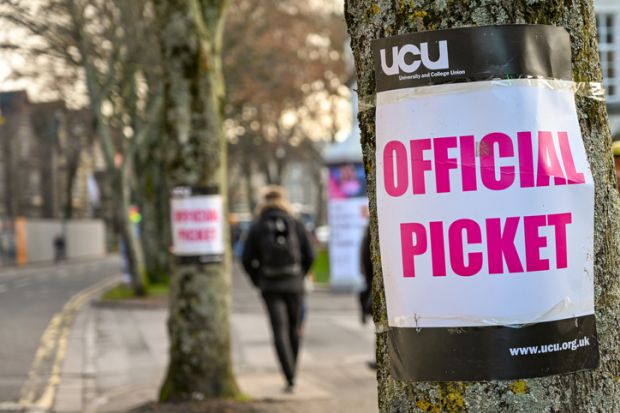 UCU picket